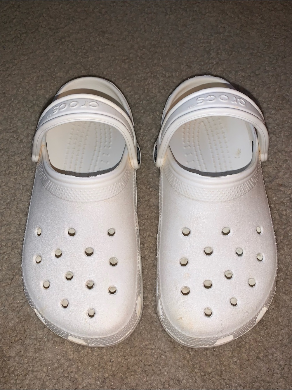 CROCS Classic Clog Women’s Size 7 - White - Picture 3 of 10